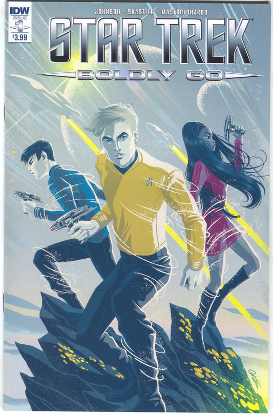 Star Trek Boldly Go 1 A IDW 2016 NM George Caltsoudas