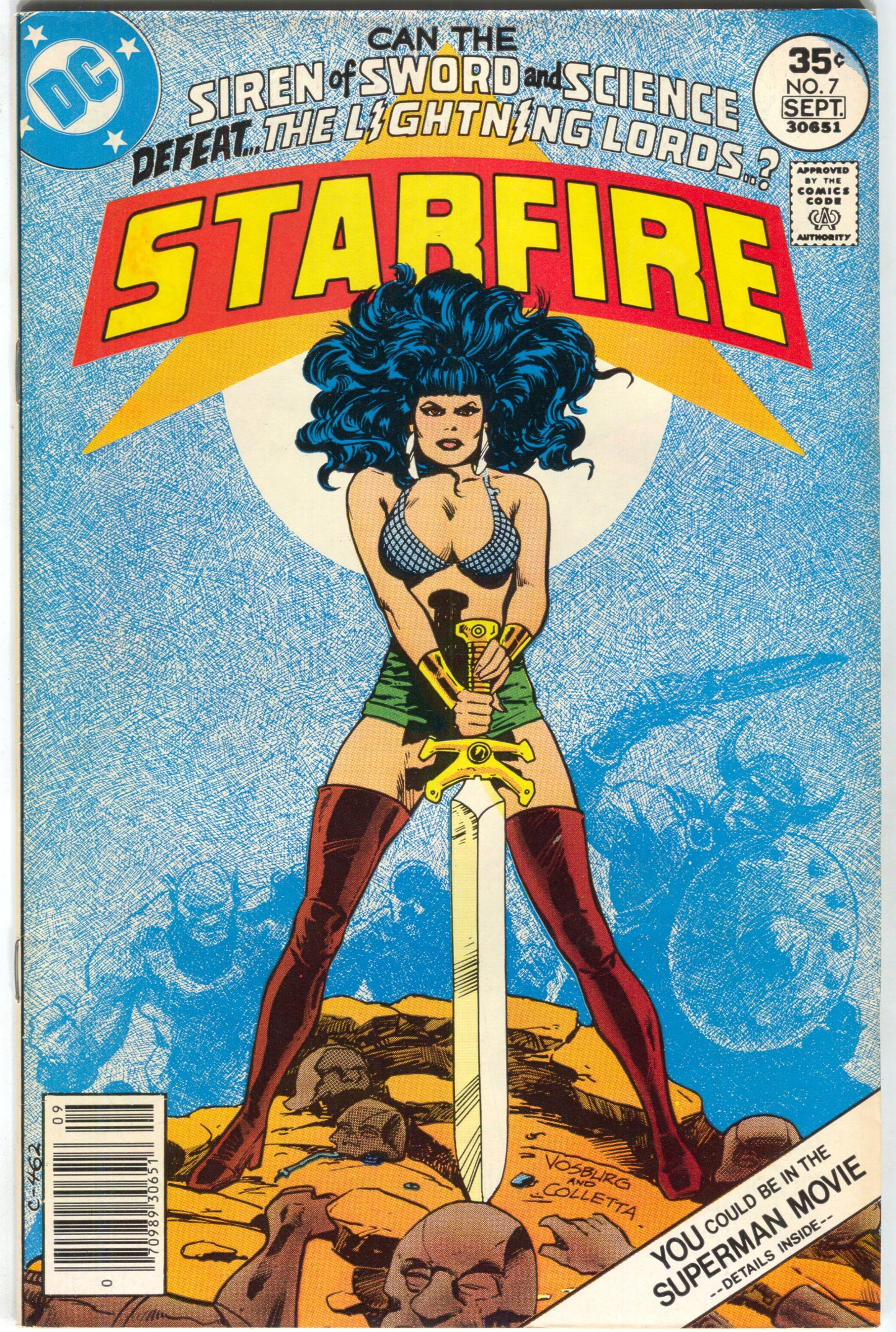 Starfire 7 DC 1977 VF Steve Englehart Sword