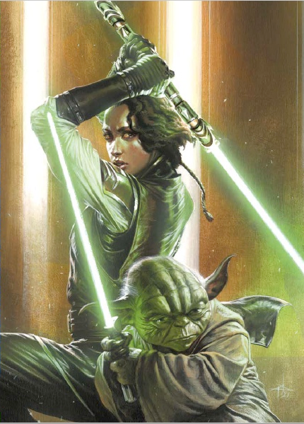 Star Wars Insider #211 Gabrielle Dell'Otto Virgin Variant Yoda (07/27/2022)