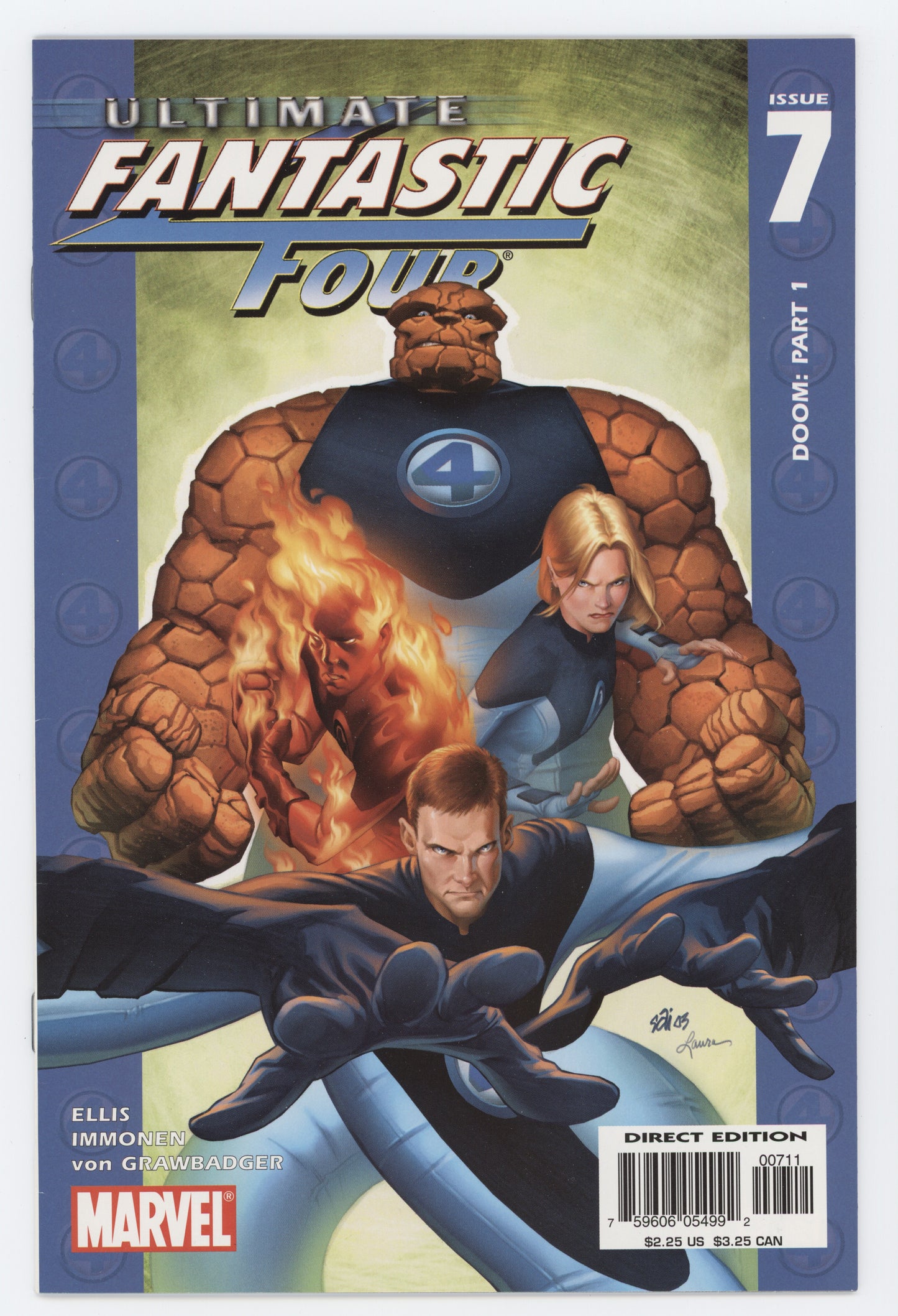 Ultimate Fantastic Four 7 Marvel 2004 NM- 9.2 Stuart Immonen Warren Ellis