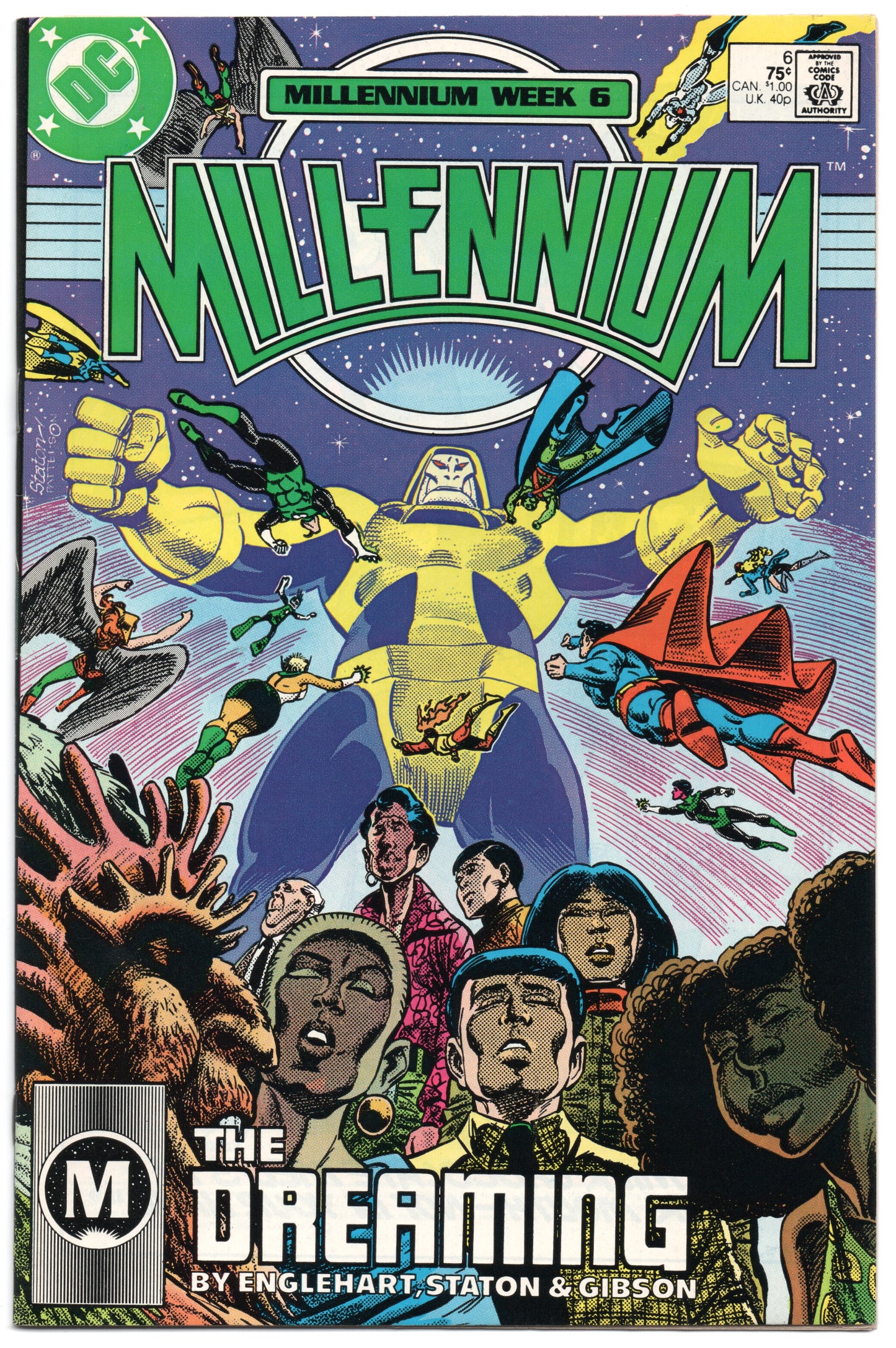 Millennium 6 DC 1987 NM Joe Staton Steve Englehart Superman Green Lantern