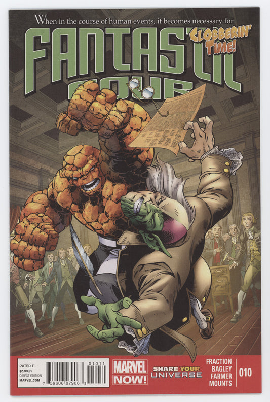 Fantastic Four #10 4th Series Marvel 2013 Mark Bagley Matt Fraction