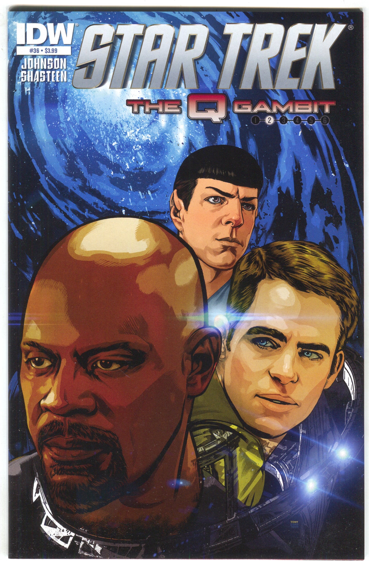 Star Trek 36 A IDW 2014 NM Tony Shasteen