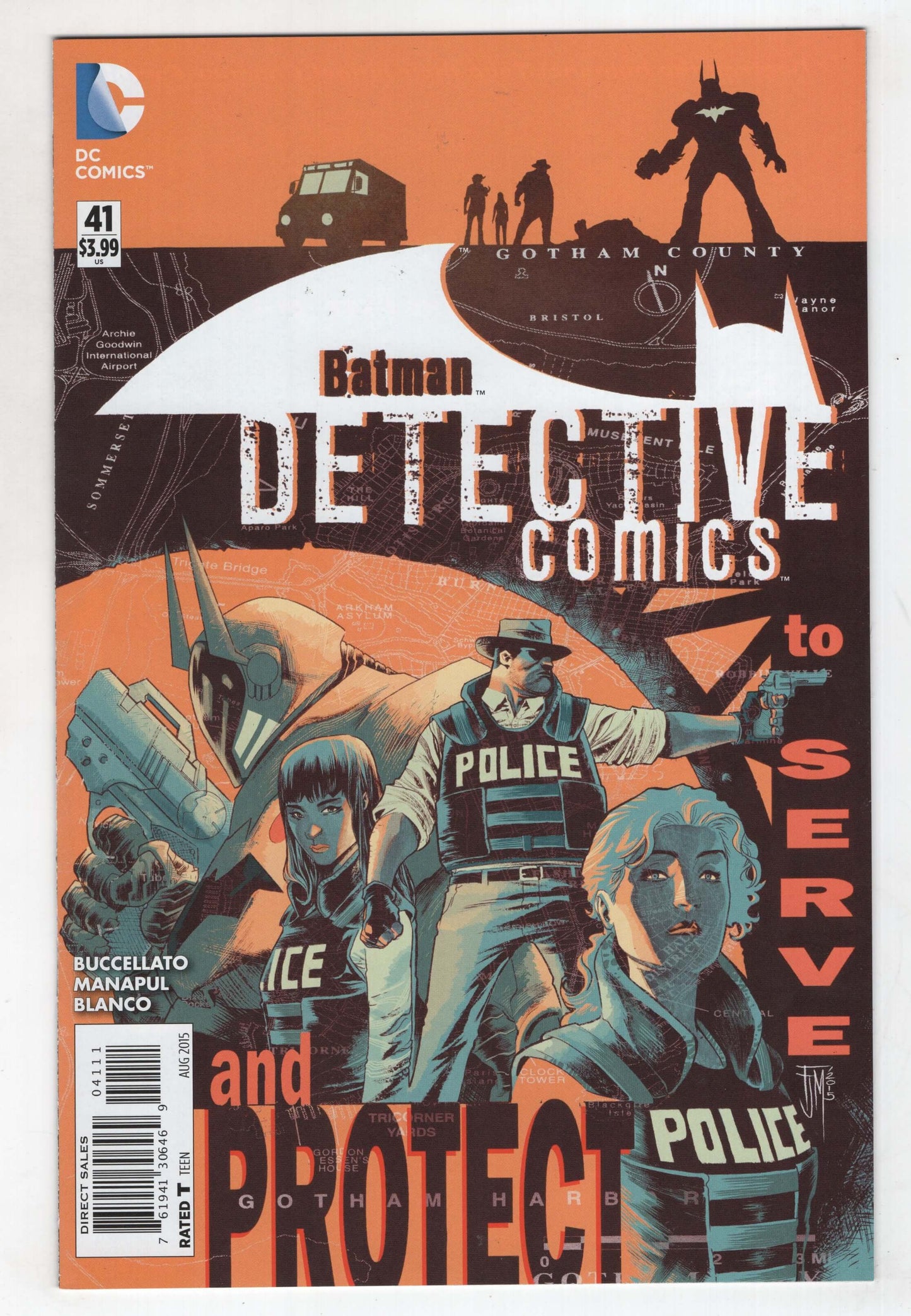 Batman Detective Comics 41 A DC 2015 NM New 52 Francis Manapul