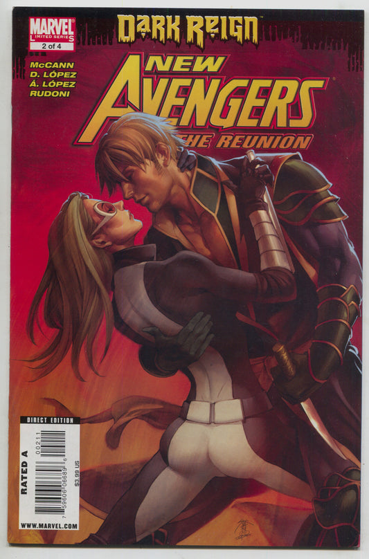 New Avengers Reunion 2 Marvel 2009 NM Jo Chen Dark Reign Mockingbird Ronin