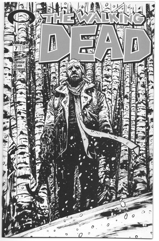 Walking Dead 7 Image 2018 15th Anniversary Daniel Warren Johnson B&W Variant Blind Bag