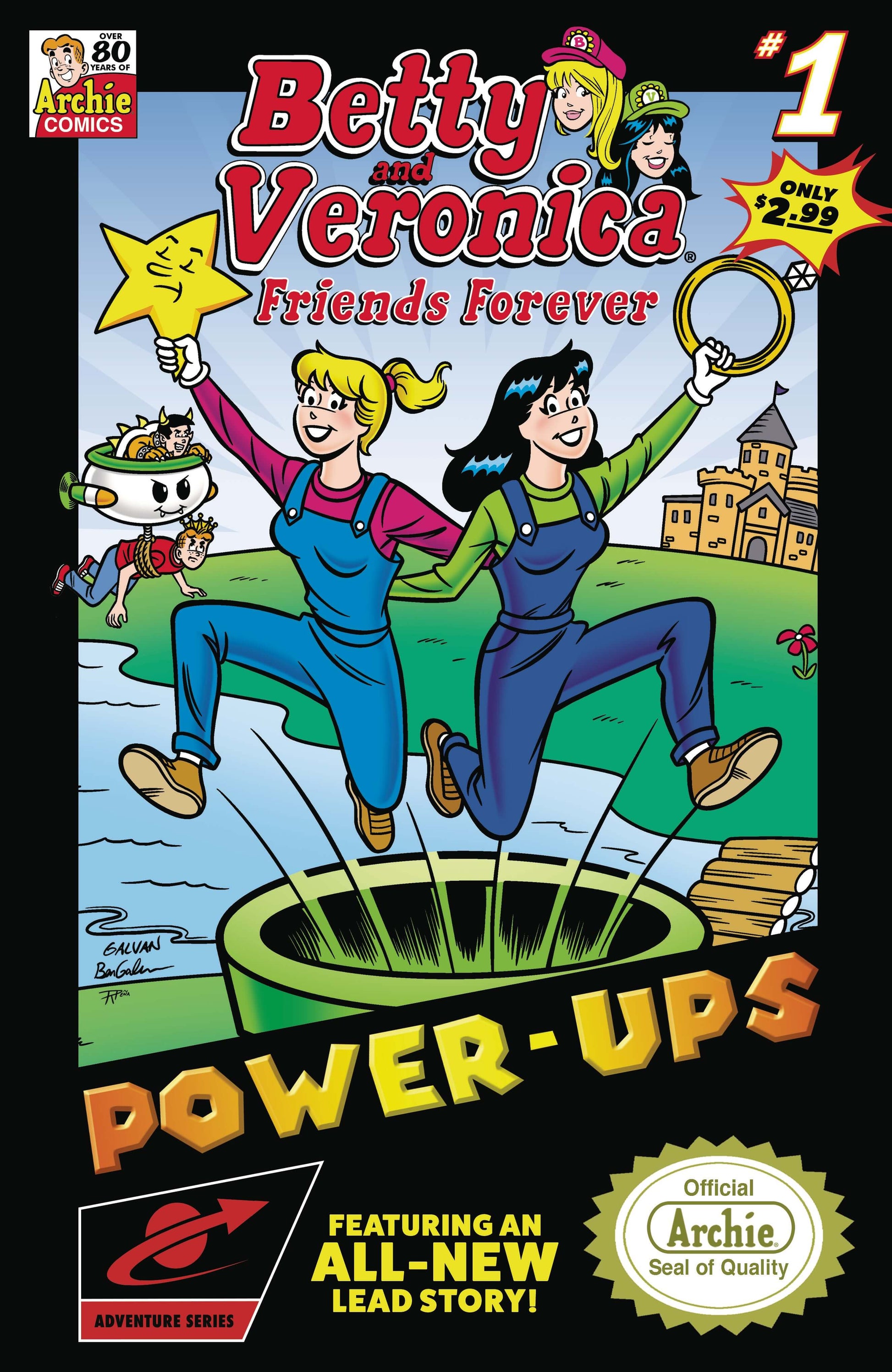 Betty Veronica Friends Forever Power Ups #1 Nintendo Mario Video