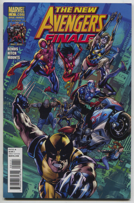 New Avengers Finale 1 Marvel 2010 NM Bryan Hitch Brian Michael Bendis