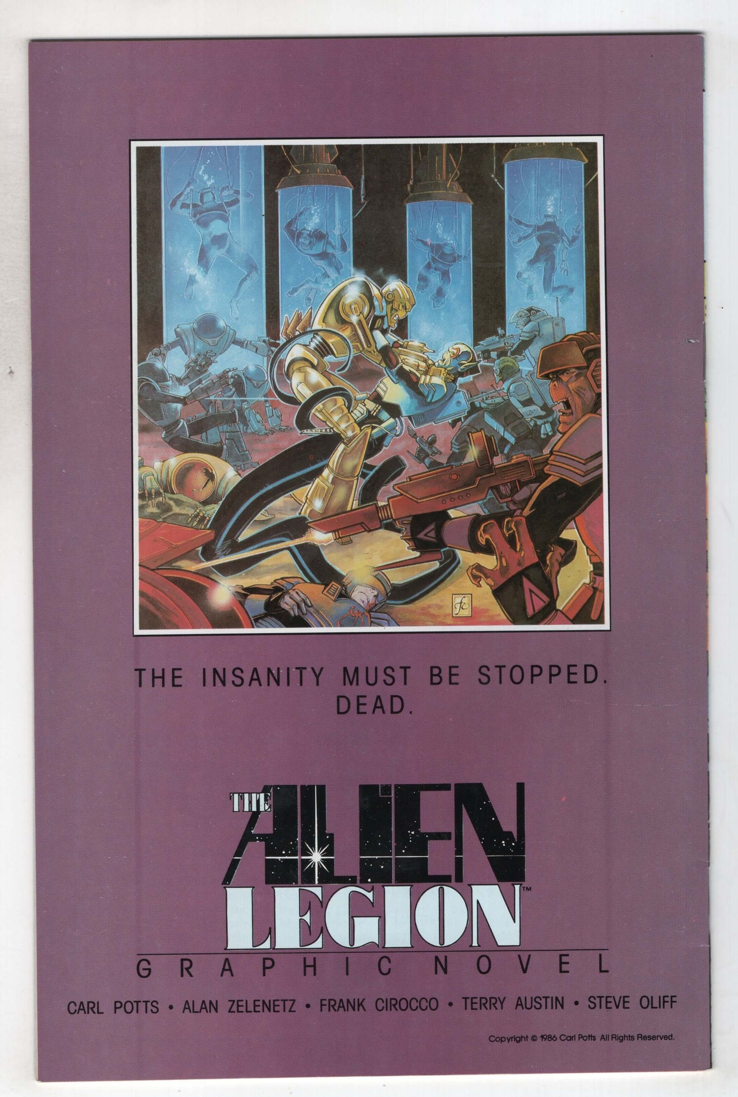 Alien Legion 18 1st Series Marvel Epic 1987 NM