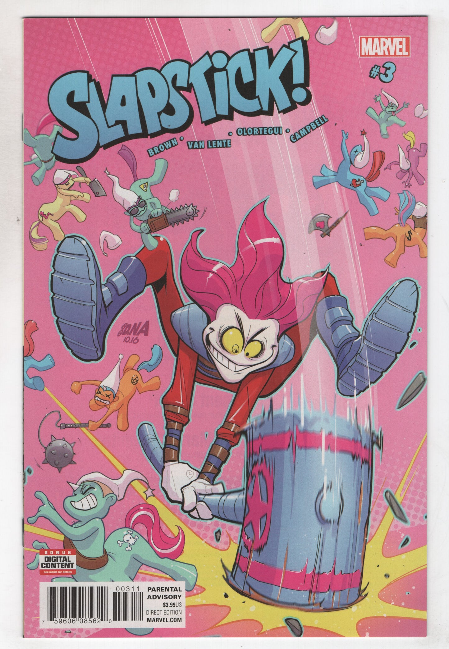 Slapstick 3 A Marvel 2017 NM David Nakayama