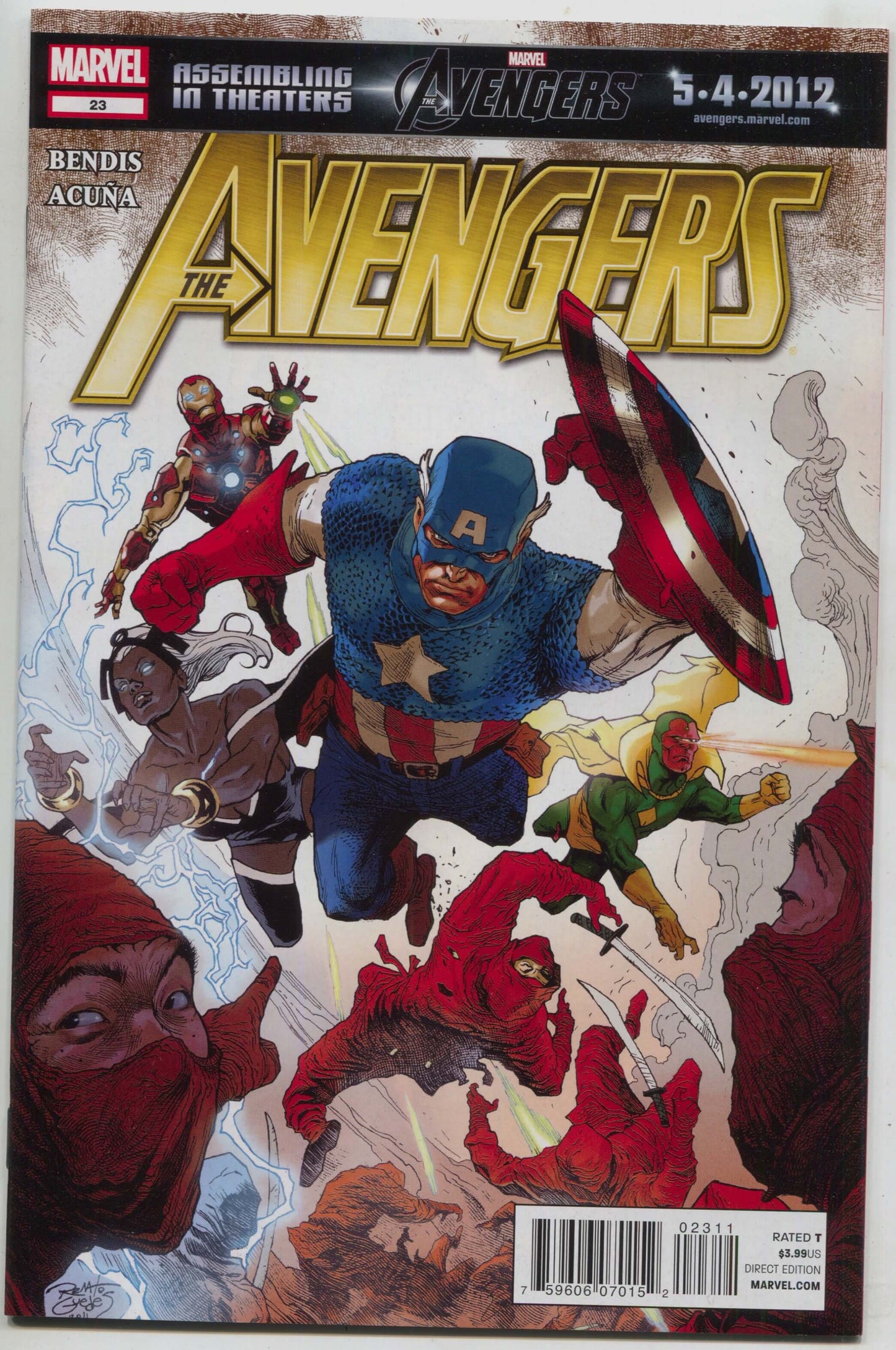 Avengers 23 4th Series Marvel 2012 NM Renato Guedes