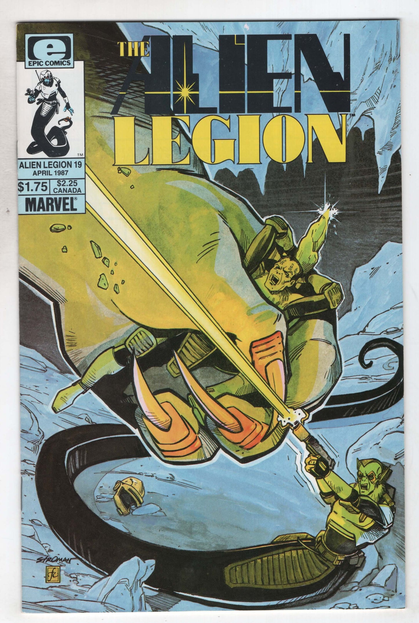 Alien Legion 19 1st Series Marvel Epic 1987 VF