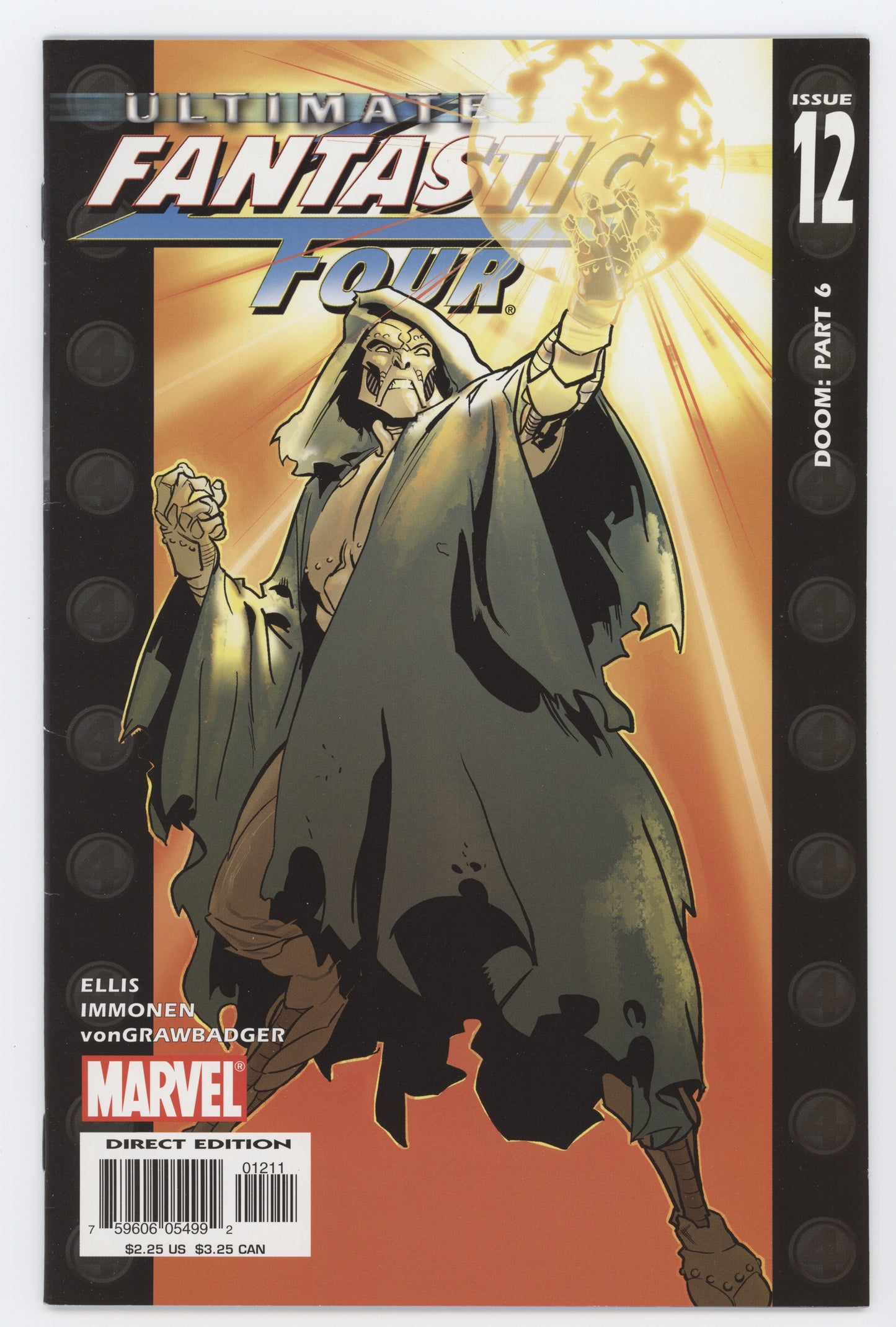 Ultimate Fantastic Four 12 Marvel 2004 NM- 9.2 Stuart Immonen Warren Ellis