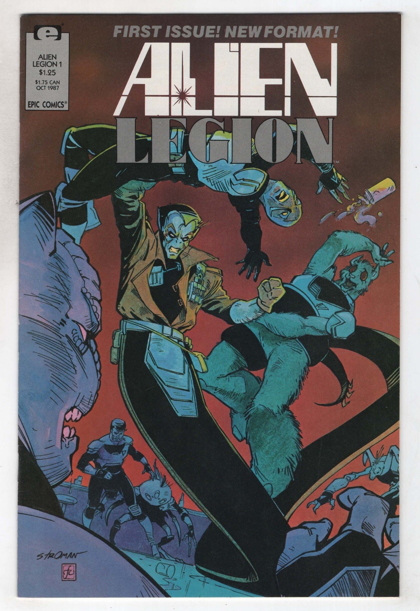 Alien Legion 1 2nd Series Marvel Epic 1987 NM- Larry Stroman Chuck Dixon
