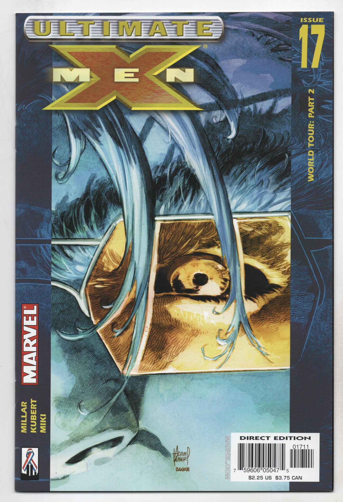 Ultimate X-Men 17 Marvel 2002 NM Adam Kubert Mark Millar