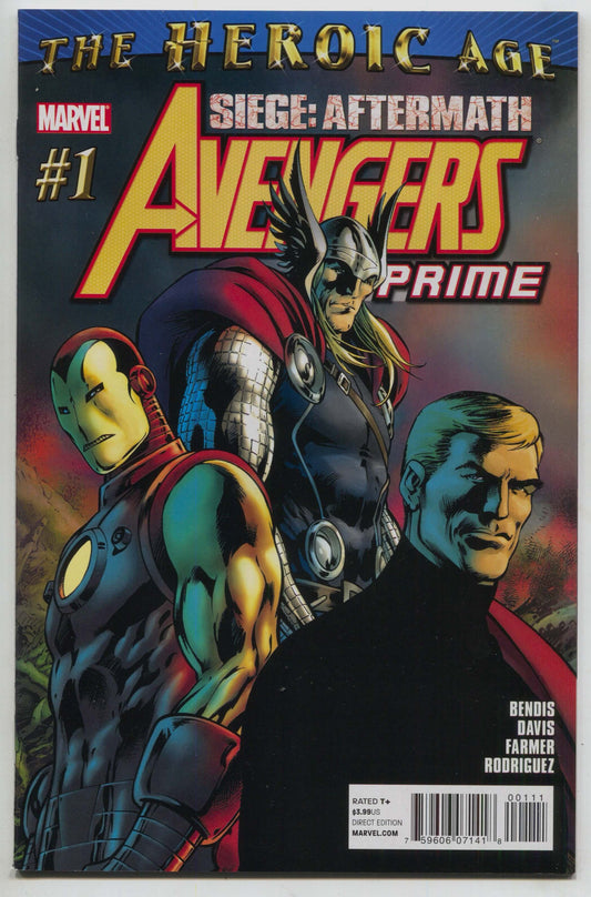 Avengers Prime 1 A Marvel 2010 NM Alan Davis