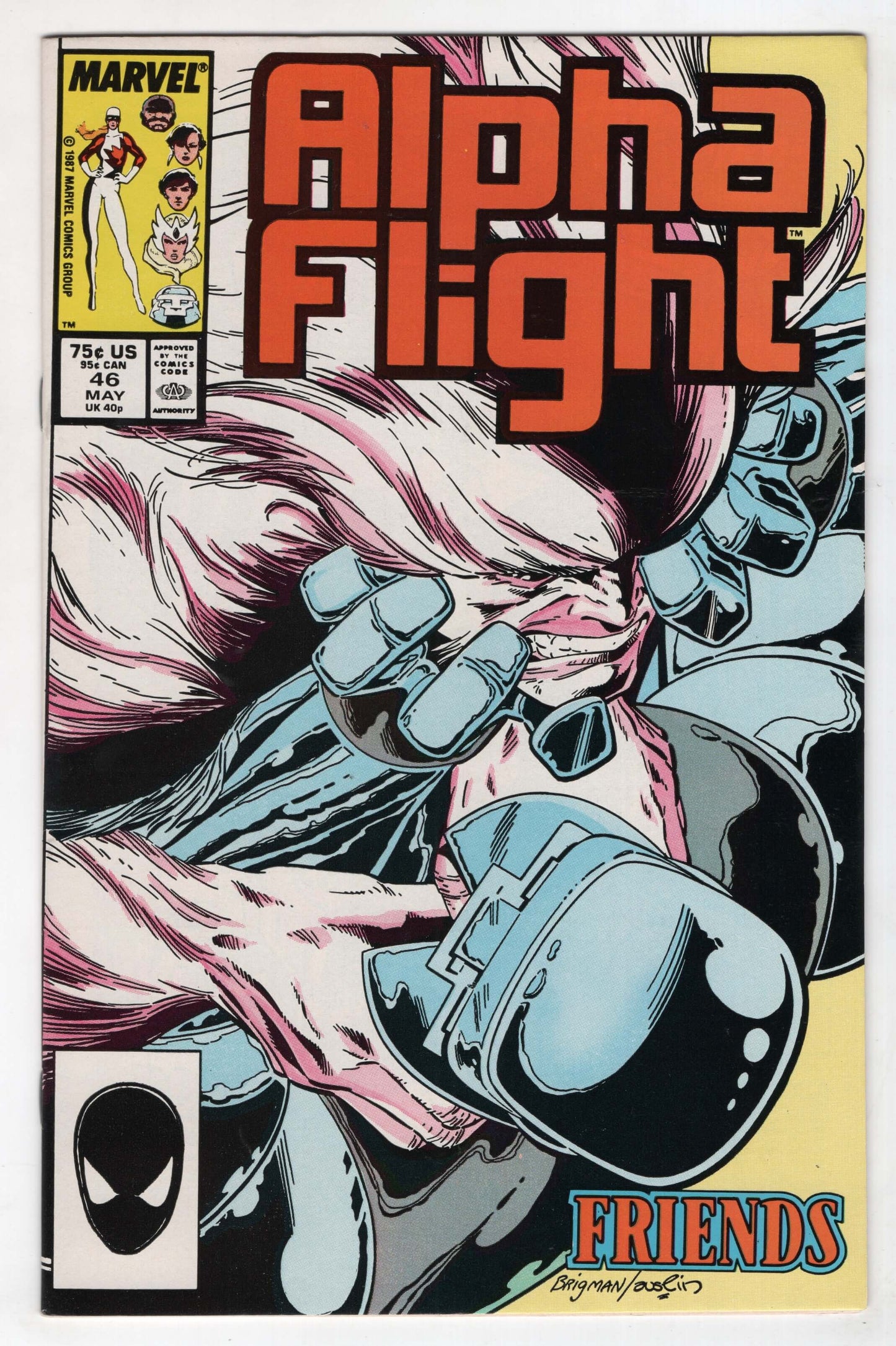 Alpha Flight 46 Marvel 1987 Bill Mantlo June Brigman