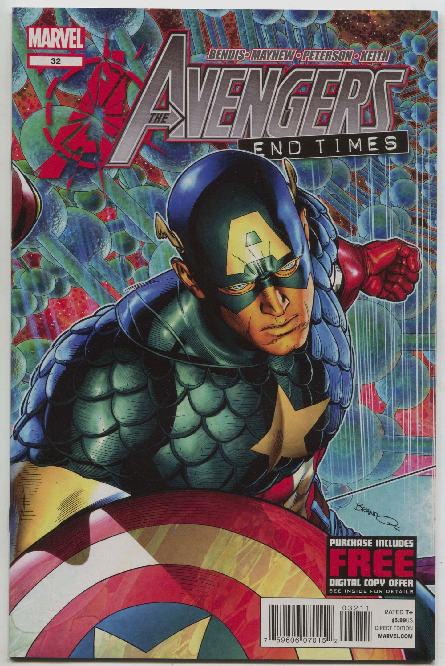 Avengers 32 4th Series Marvel 2012 NM Brandon Peterson