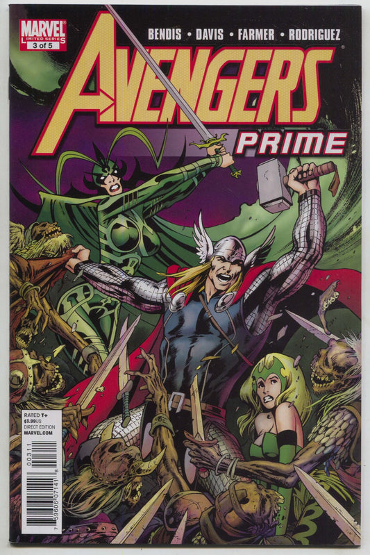 Avengers Prime 3 Marvel 2010 NM Alan Davis