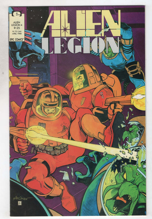 Alien Legion 4 2nd Series Marvel Epic 1988 NM- Chuck Dixon