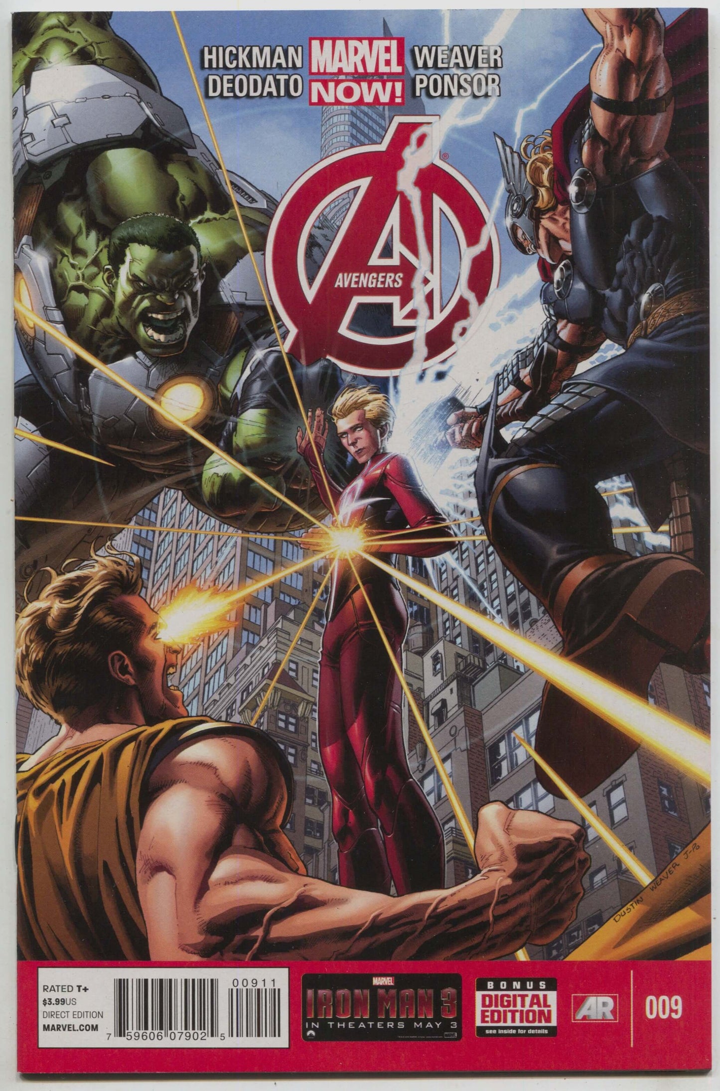 Avengers 9 A 5th Series Marvel 2013 NM Dustin Weaver