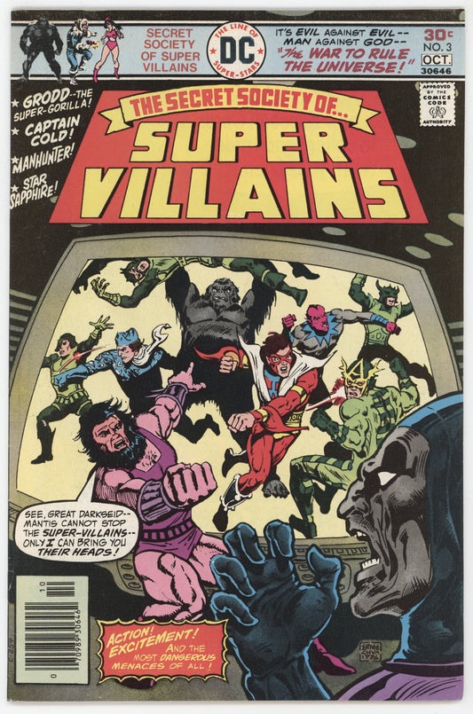 Secret Society Of Super-Villains 3 DC 1976 VF Sinestro Darkseid