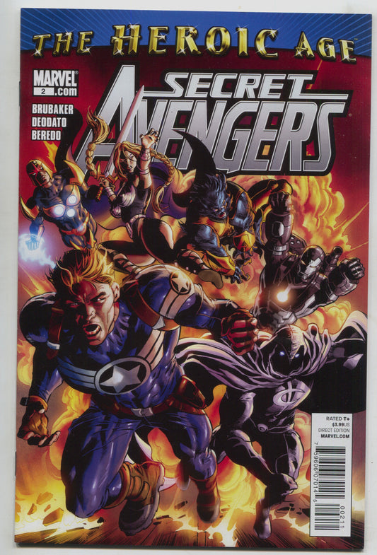 Secret Avengers 2 B 1st Series Marvel 2010 NM Mike Deodato Variant
