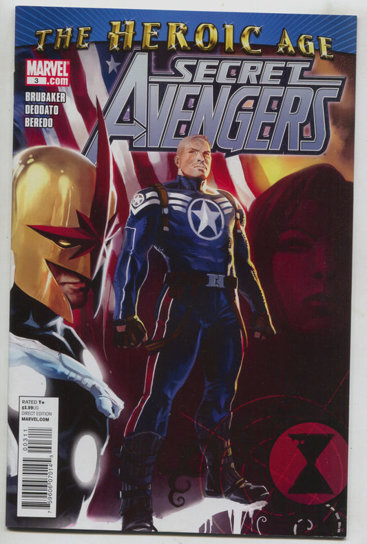 Secret Avengers 3 A 1st Series Marvel 2010 NM Marko Djurdjevic