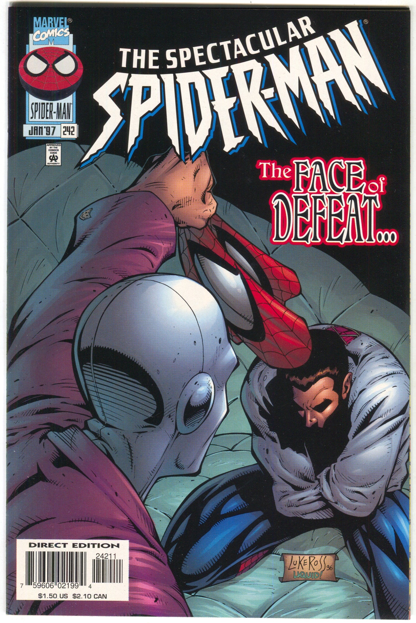 Spectacular Spider-Man 242 Marvel 1997 NM Cameleon Jack O Lantern