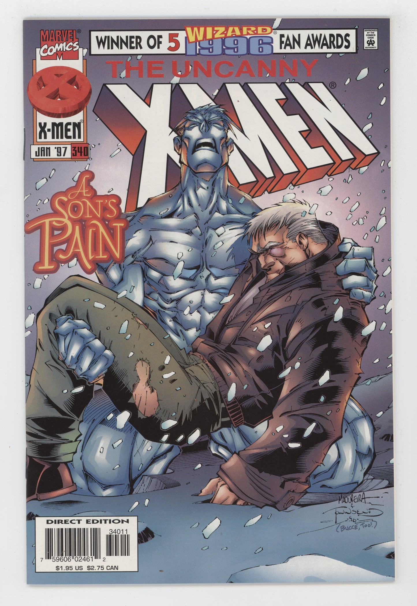 Uncanny X-Men 340 Marvel 1997 Joe Madureira
