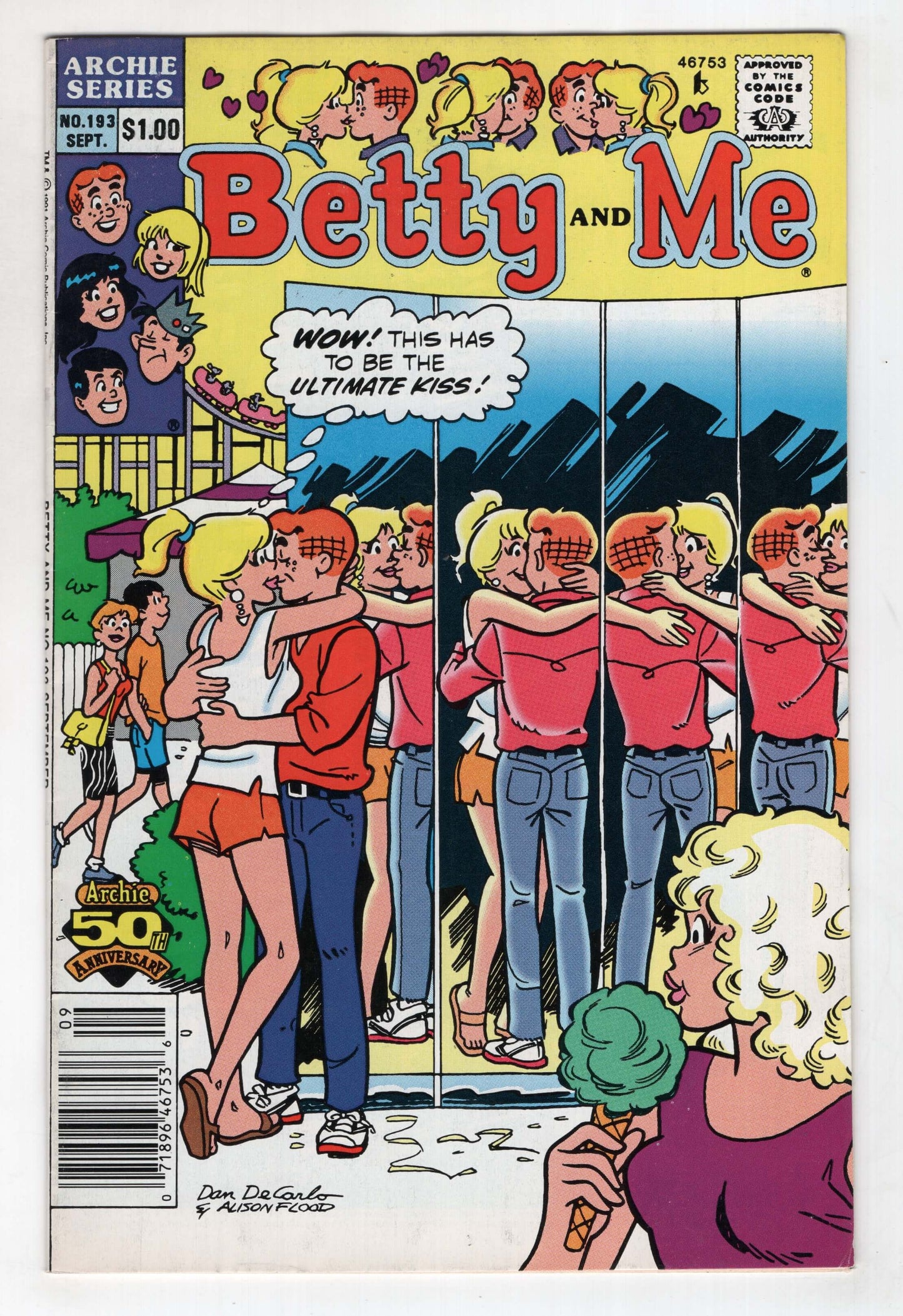 Betty And Me 193 1991 VF Fair Mirrors Kiss Mini Shorts