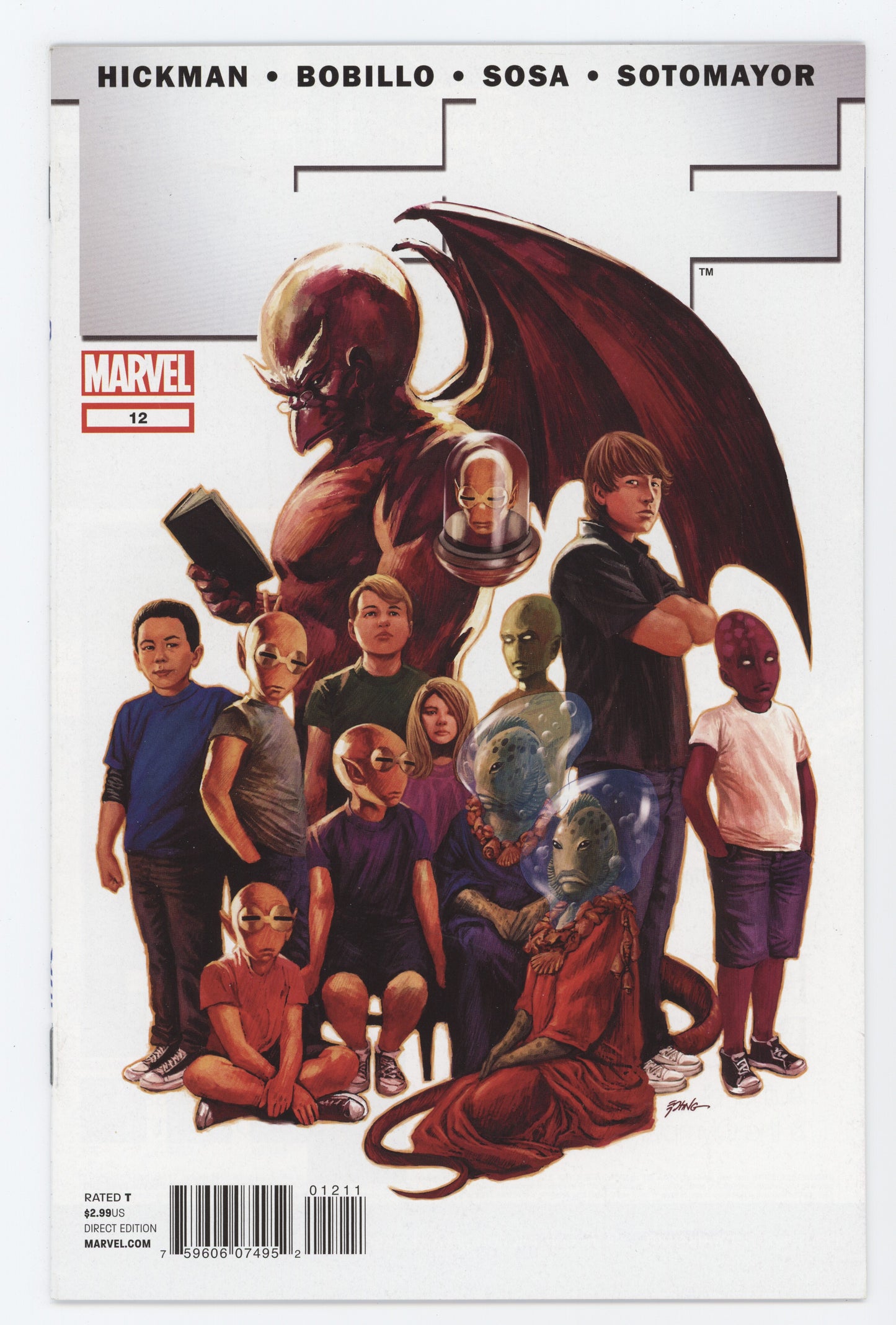 FF #12 A Marvel 2012 Steve Epting Jonathan Hickman Fantastic Four