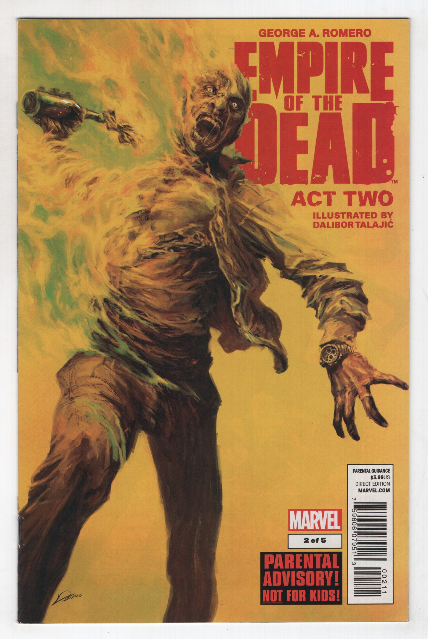 Empire Of The Dead Act Two 2 Marvel 2014 NM George Romero Alexander Lozano Zombies