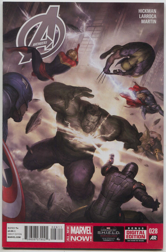 Avengers 28 A 5th Series Marvel 2014 NM Agustin Alessio