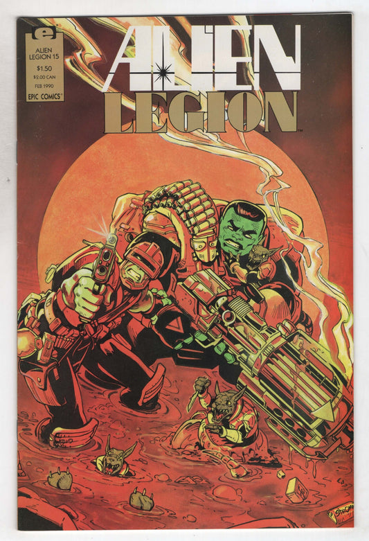 Alien Legion 15 2nd Series Marvel Epic 1990 NM- Chuck Dixon
