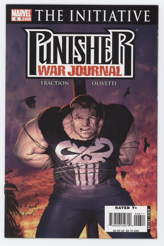 Punisher War Journal 6 2nd Series Marvel 2007 NM Matt Fraction Barbwire Bondage