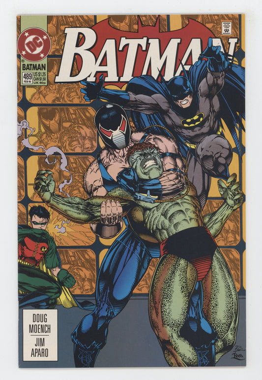 Batman 489 DC 1993 Travis Charest Doug Moench 1st Azrael Bane Killer Croc