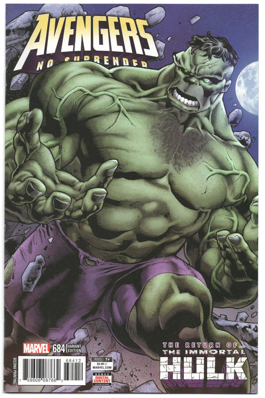 Avengers 684 Marvel 2018 NM 2nd Print Paco Medina Variant Immortal Hulk 1