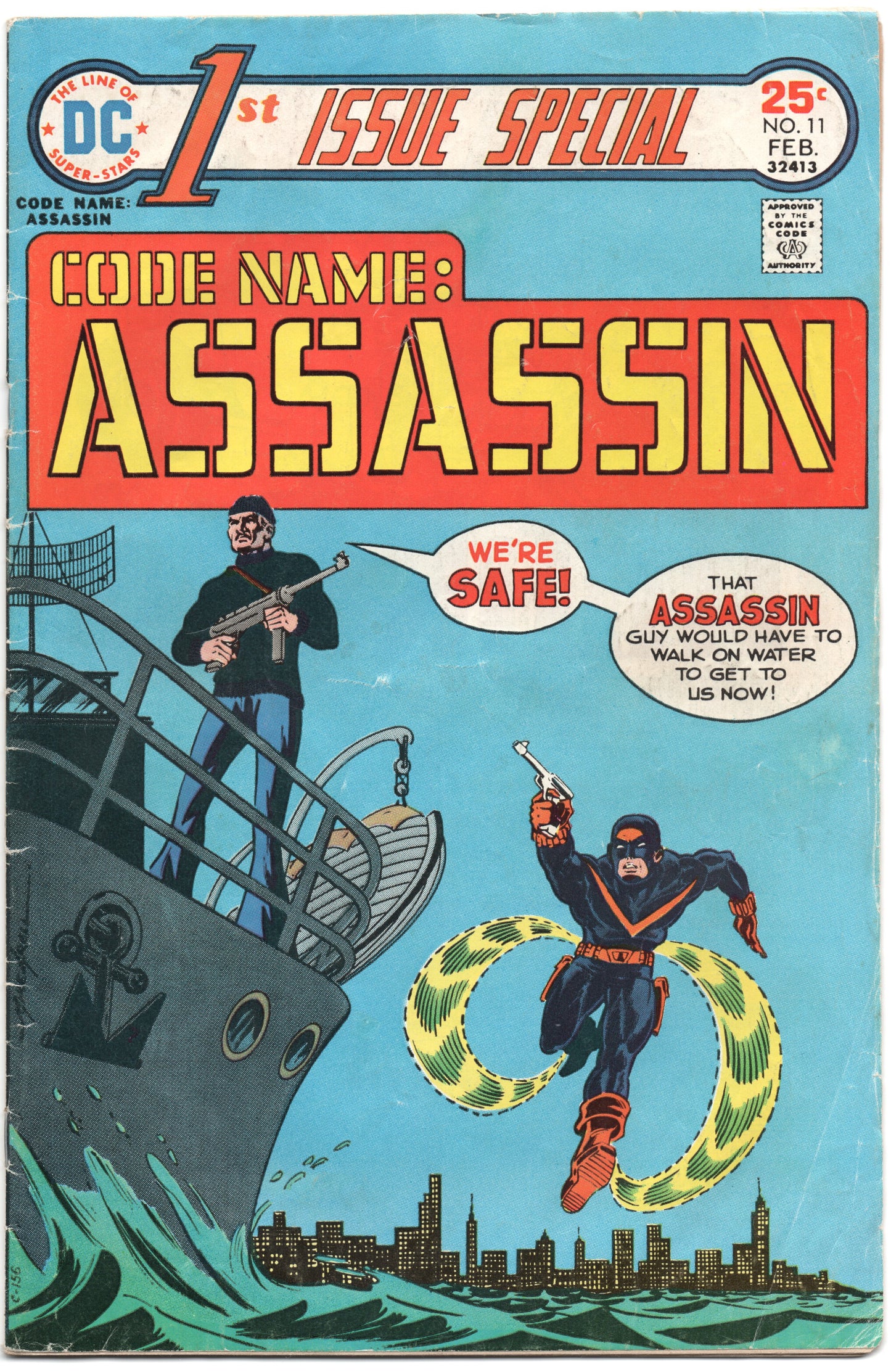 First 1st Issue Special 11 DC 1976 VG Code Name Assassin Mike Grell