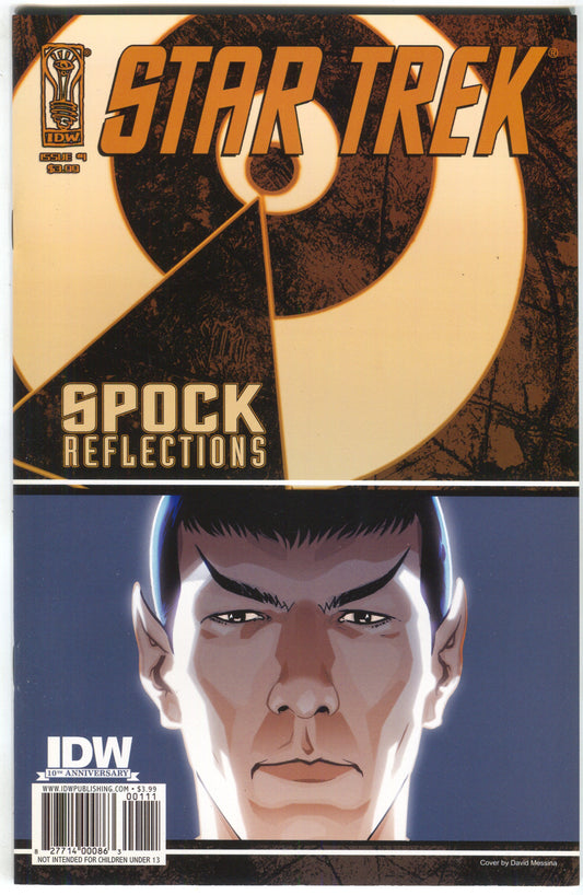 Star Trek Spock Reflections 1 A IDW 2009 NM David Messina