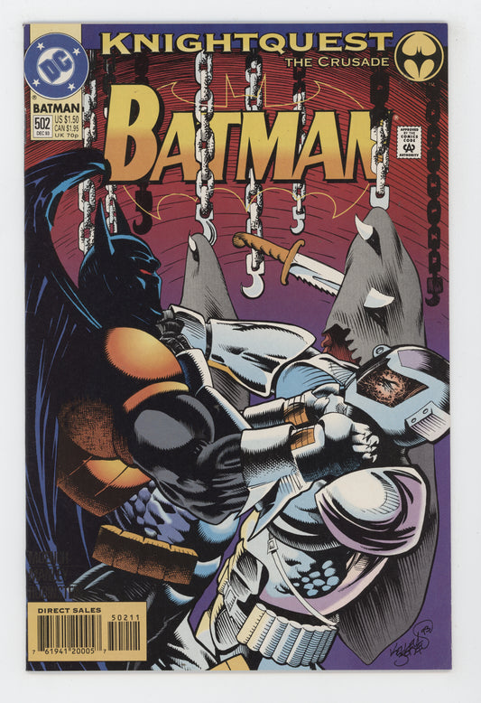 Batman 502 DC 1993 Kelley Jones Dough Moench Knightquest Crusade 6