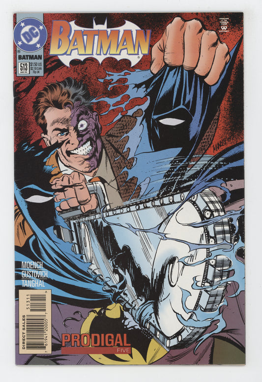 Batman 513 DC 1994 Mike Manley Doug Moench Prodigal 5 Two-Face
