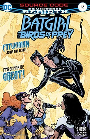 Batgirl Birds of Prey 12 DC 2016 Yanick Paquette Julie Benson Catwoman Rebirth