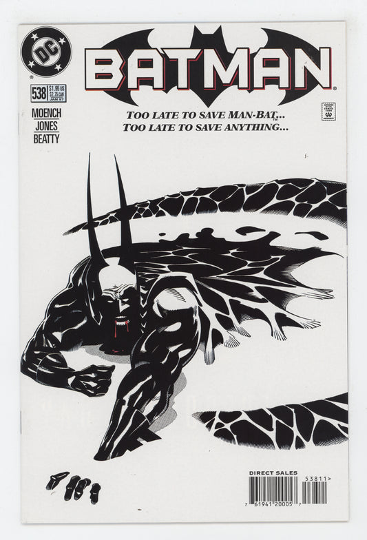 Batman 538 DC 1997 Kelley Jones Doug Moench Man-Bat