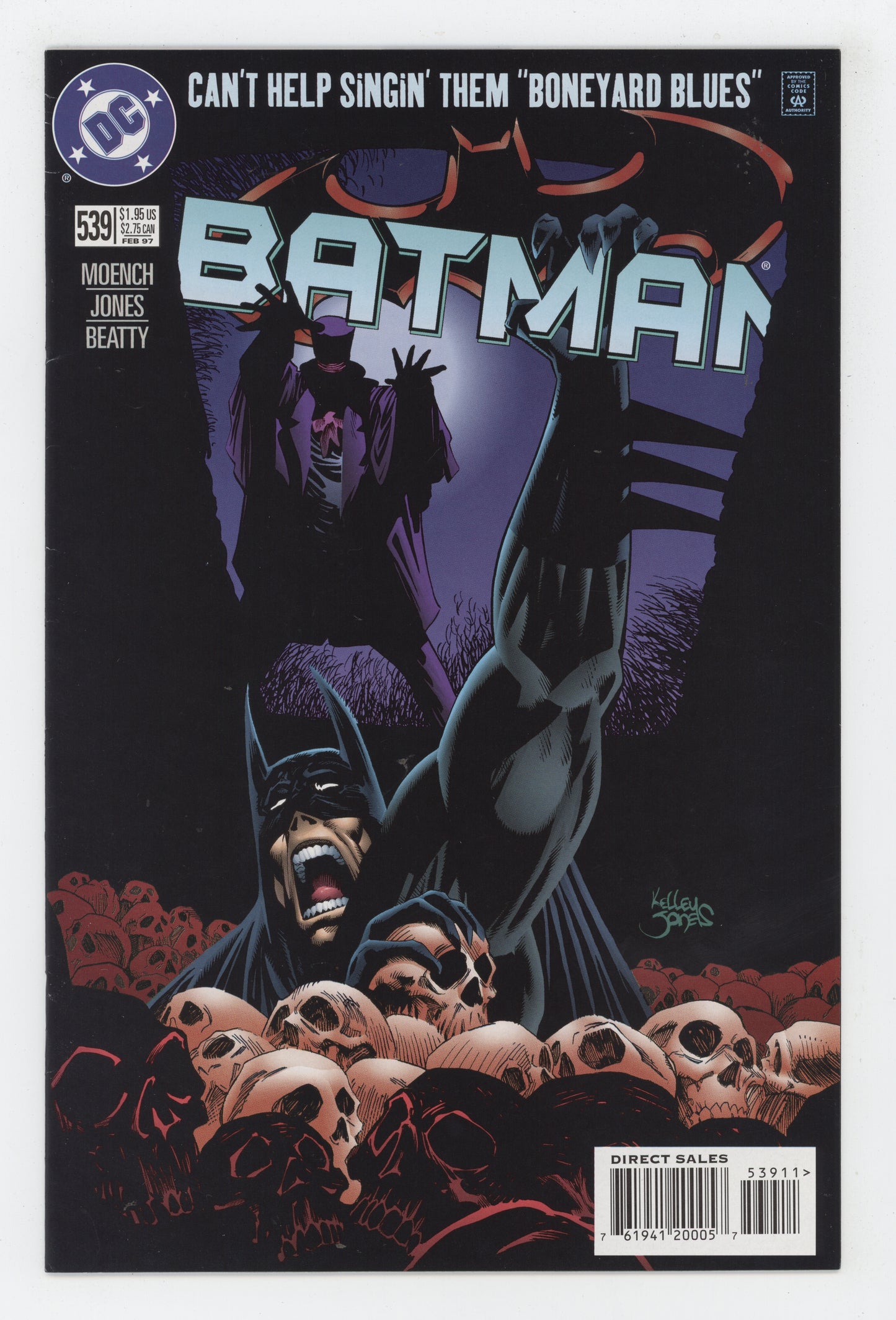 Batman 539 DC 1997 Kelley Jones Doug Moench Undetaker