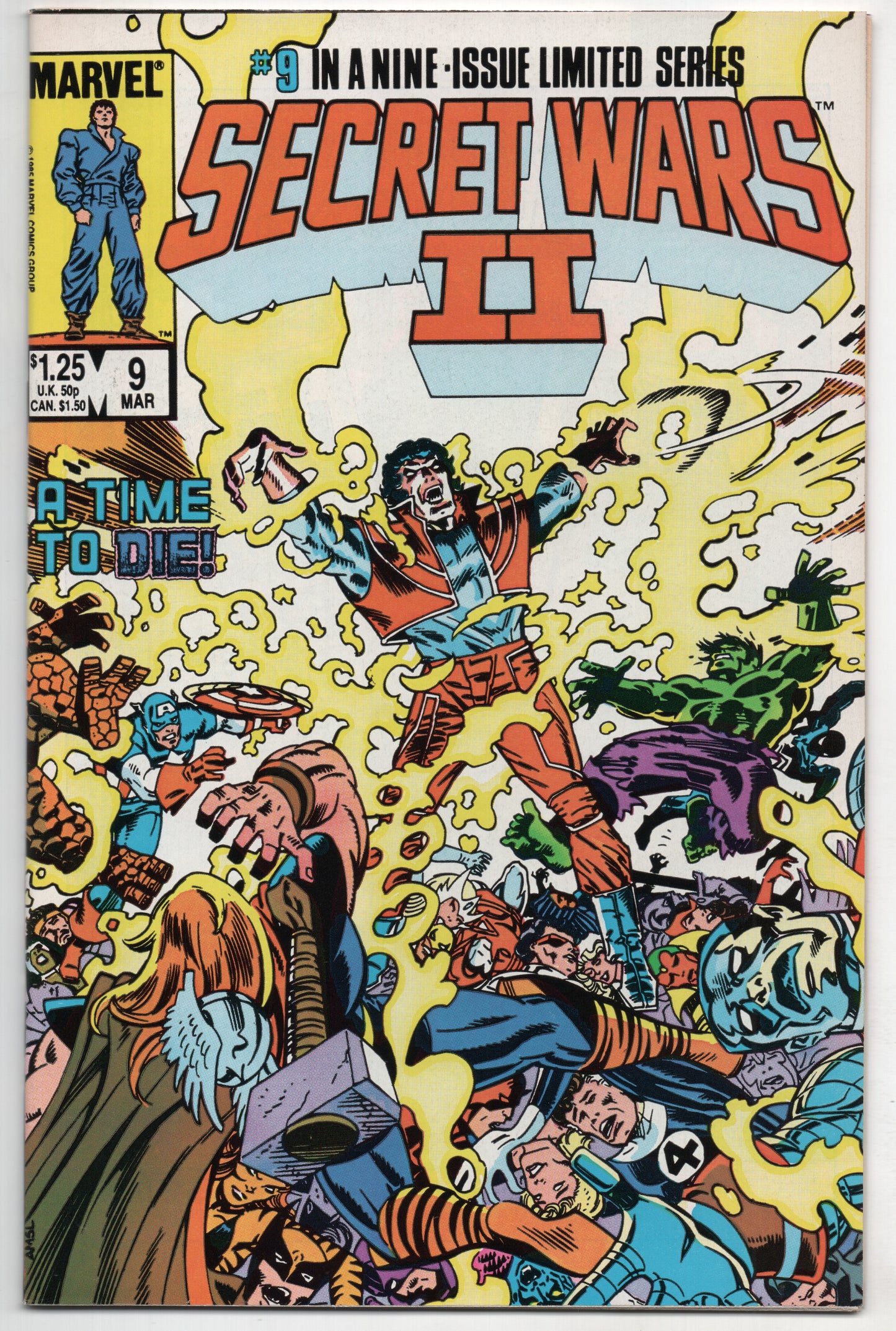 Secret Wars II 9 Marvel 1986 NM X-Men Spider-Man Wolverine Avengers