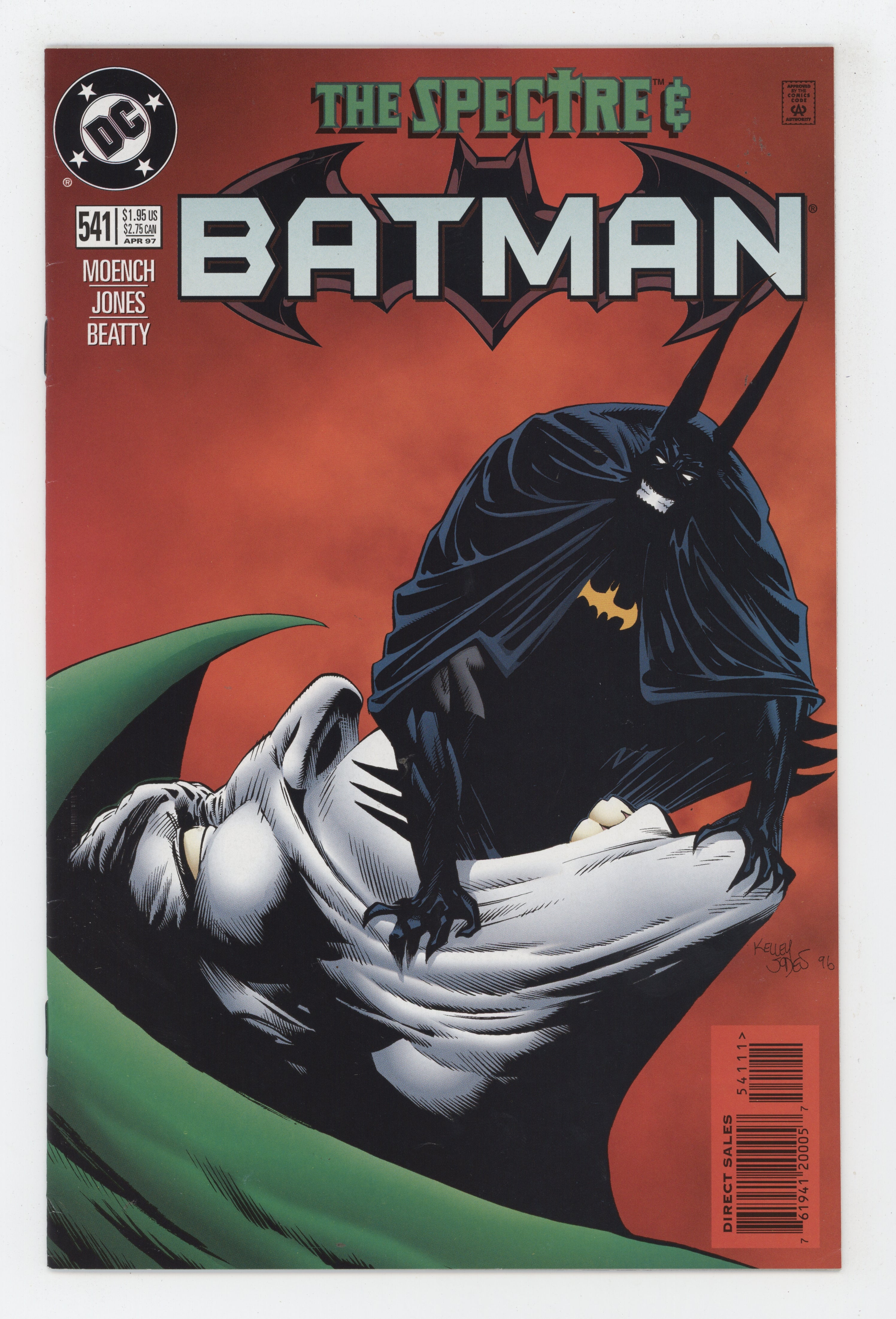 Batman 541 DC 1997 Kelley Jones Doug Moench Spectre | Golden Apple