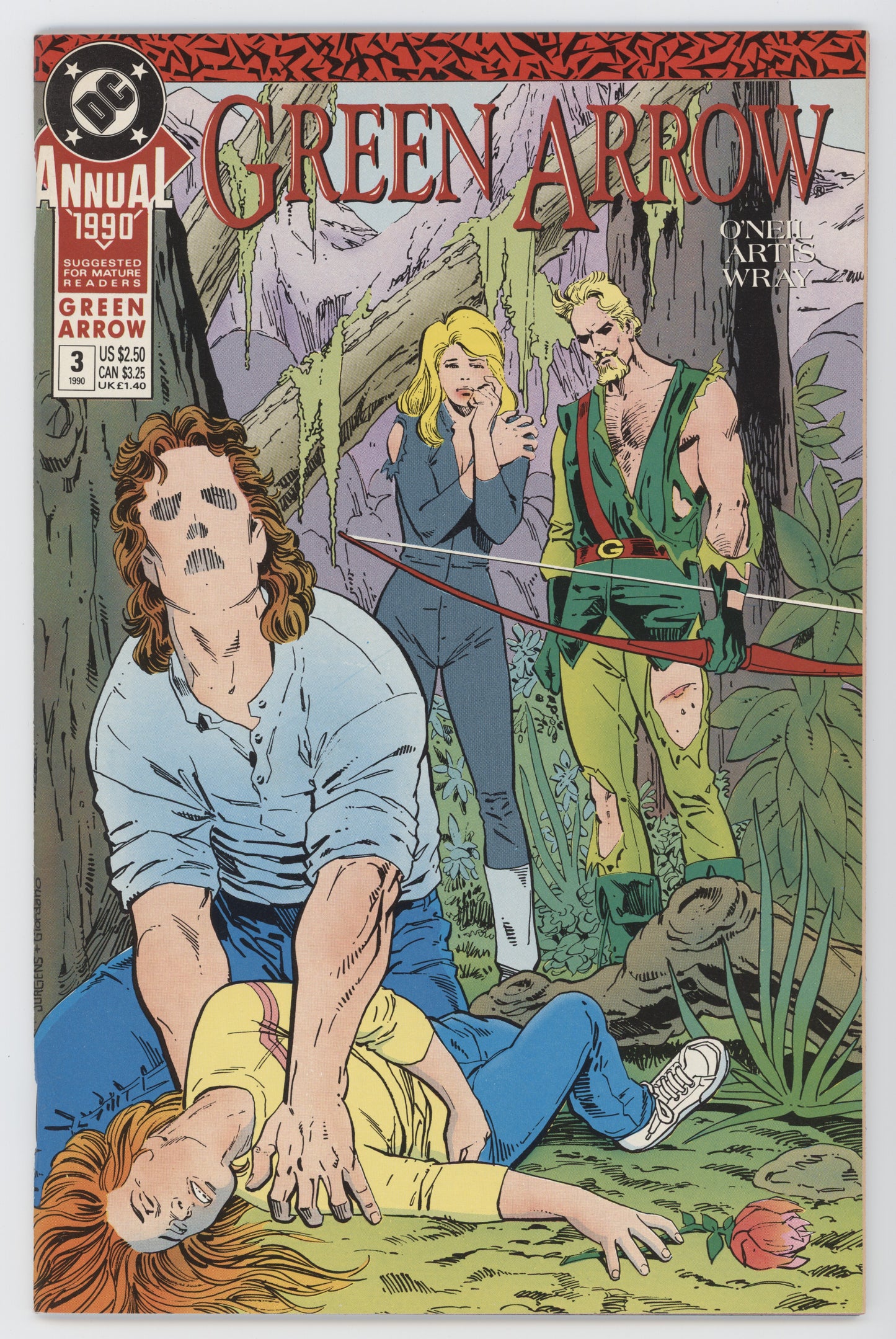 Green Arrow Annual 3 1st Series DC 1990 NM Denny O'Neil Question