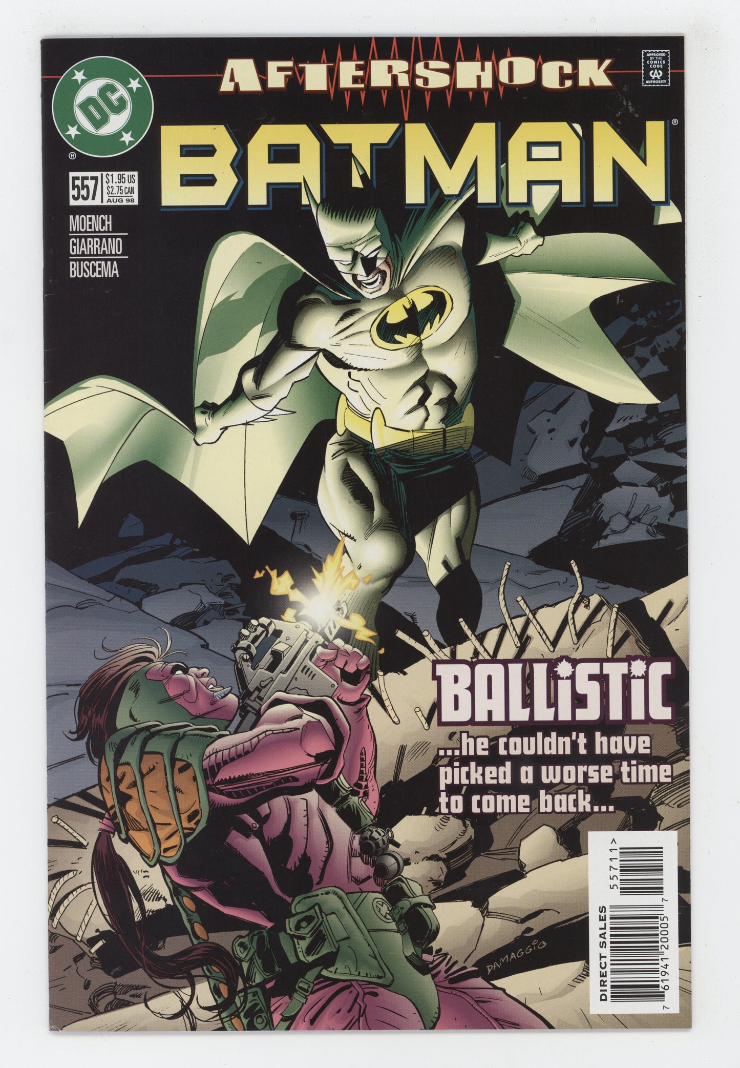 Batman 557 DC 1998 Rodolfo Damaggio Doug Moench Cataclysm Aftershock 8