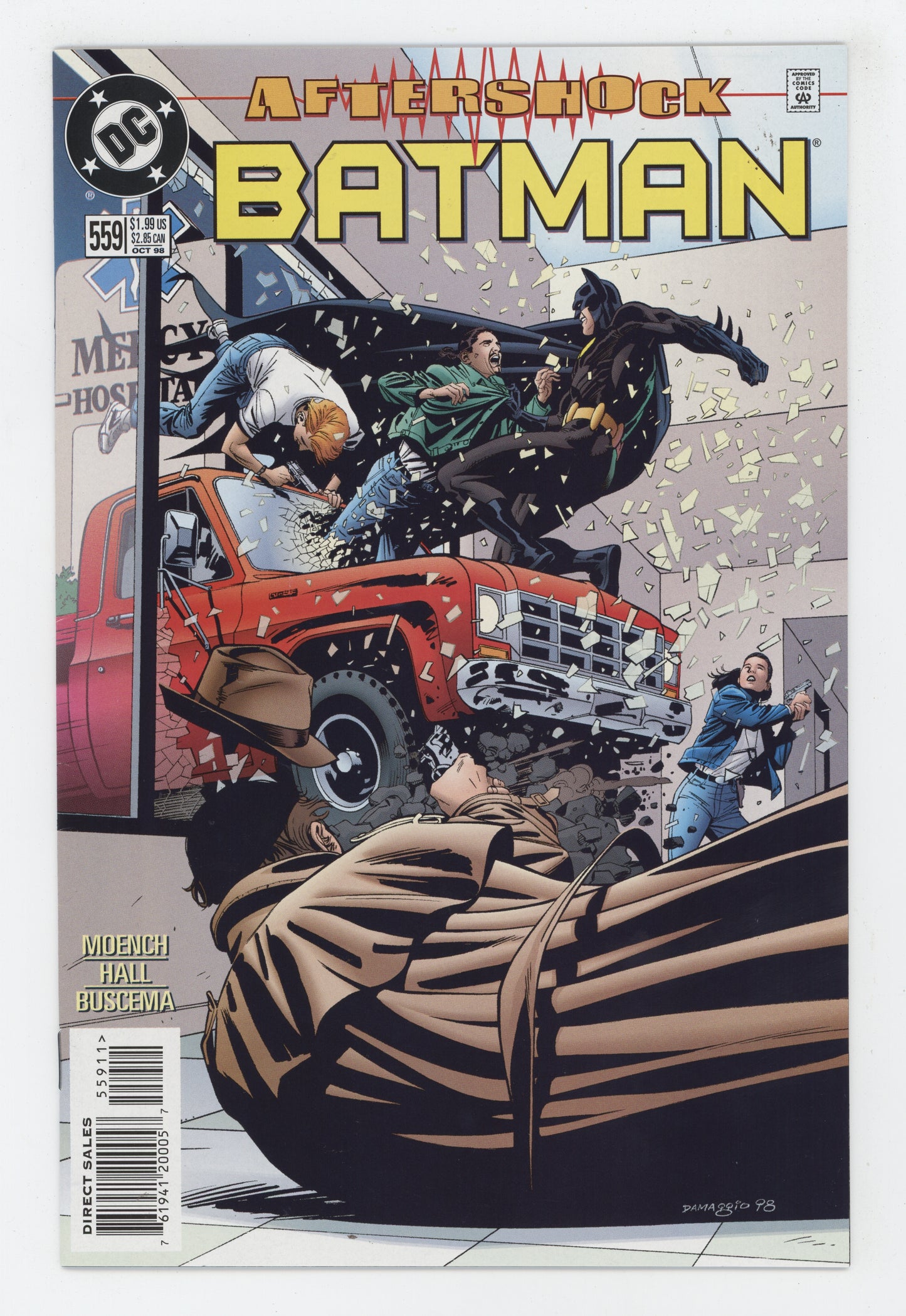 Batman 559 DC 1998 Rodolfo Damaggio Doug Moench Cataclysm Aftershock 14